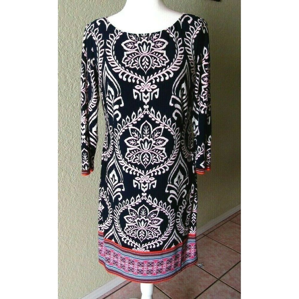 Vince Camuto Women's Long Sleeve Dress Lined, New